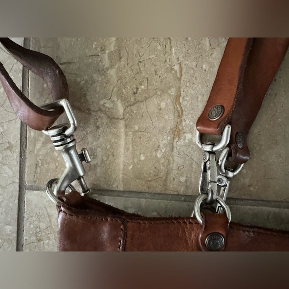 Campomaggi Free People Gorgeous Studded Leather Embellished Crossbody Tote Bag - Picture 8 of 16